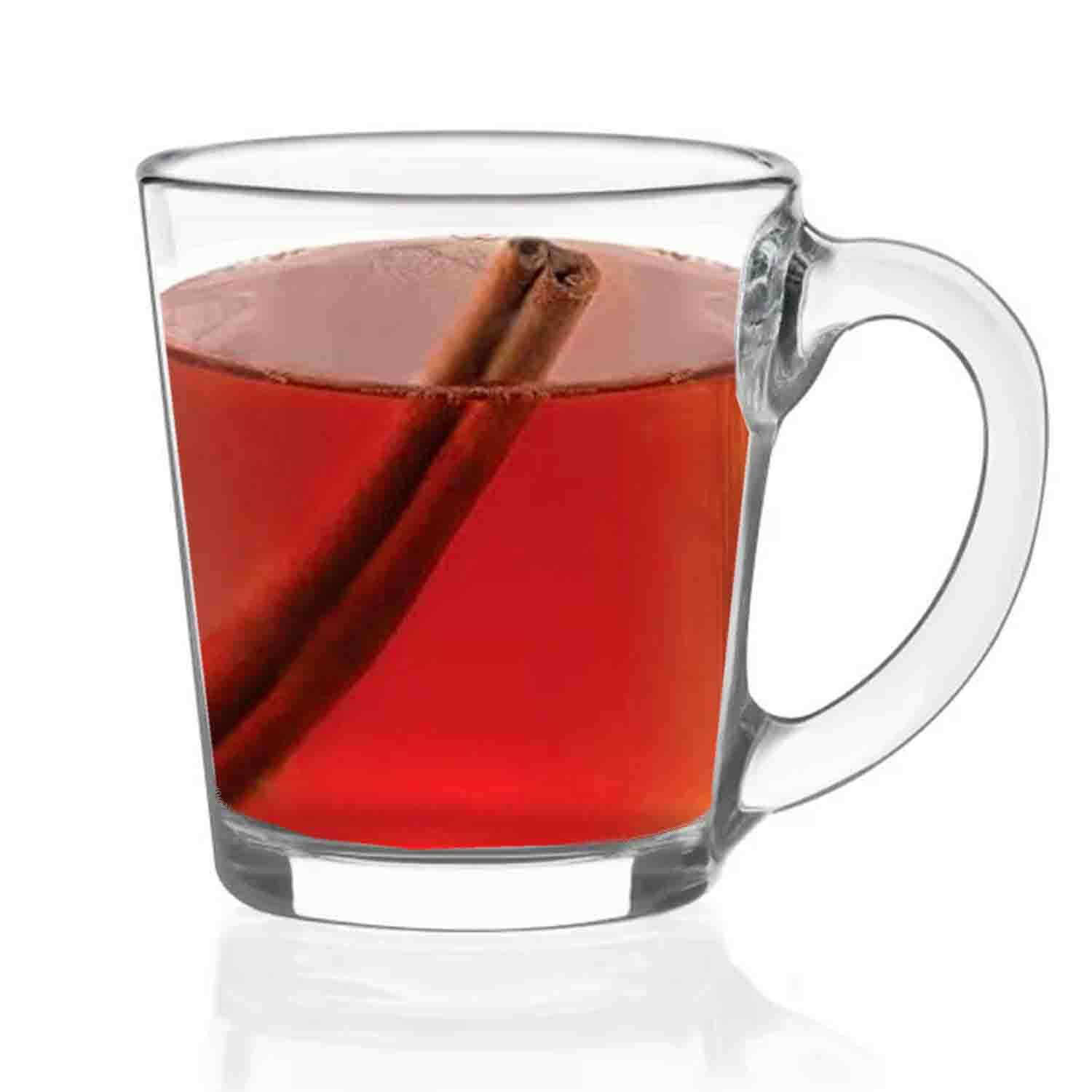 Taza vidrio Café Lisa Crisa 399ml/13.5oz 12 pzas. CRISA-0076