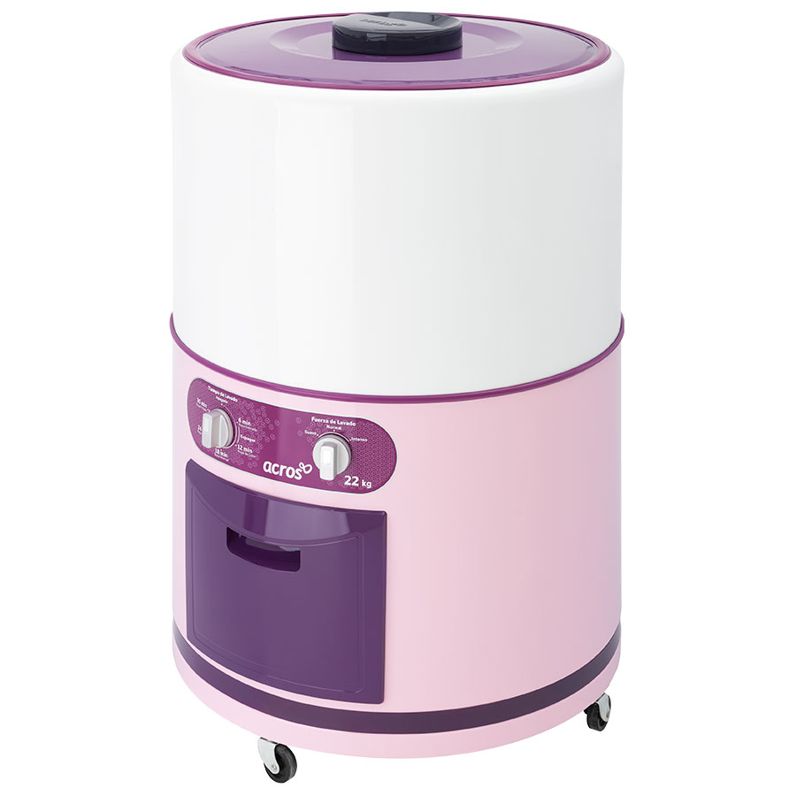 Lavadora una tina Acros 22kg Rosa ALFC2253ER