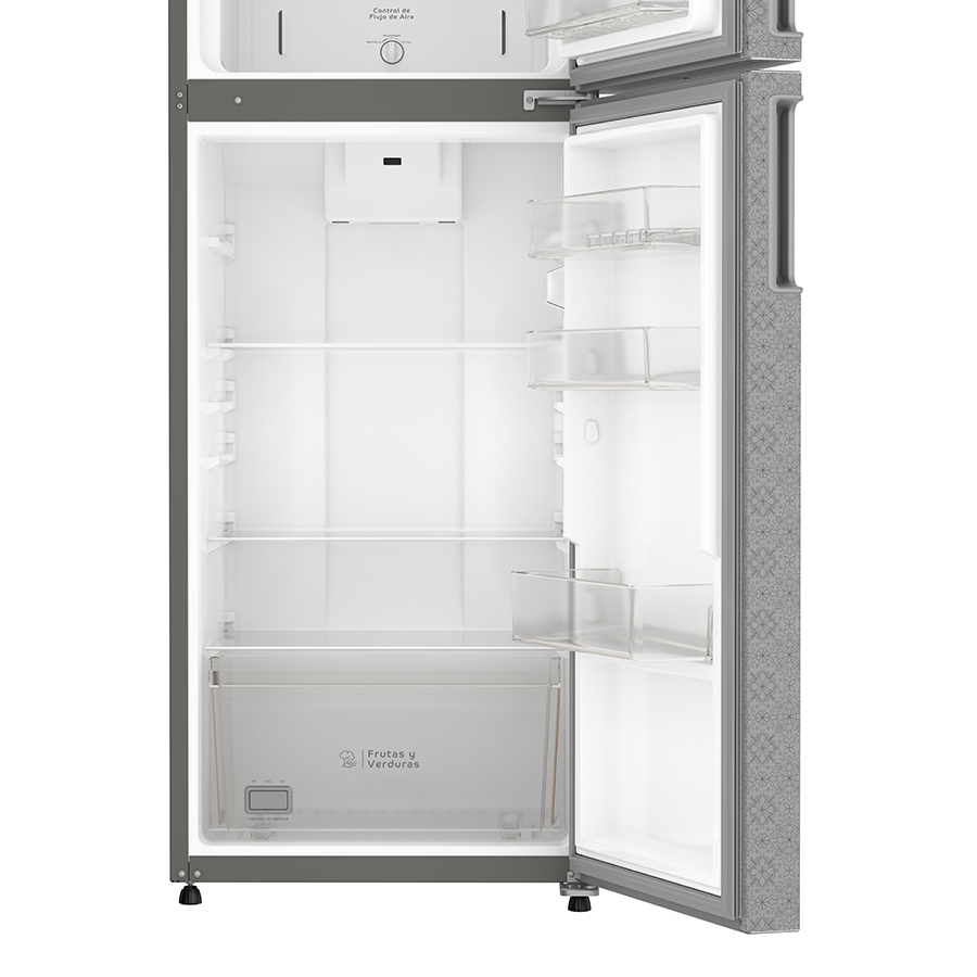 Refrigerador Top Mount Acros 13p³  Gris acero AT1330D