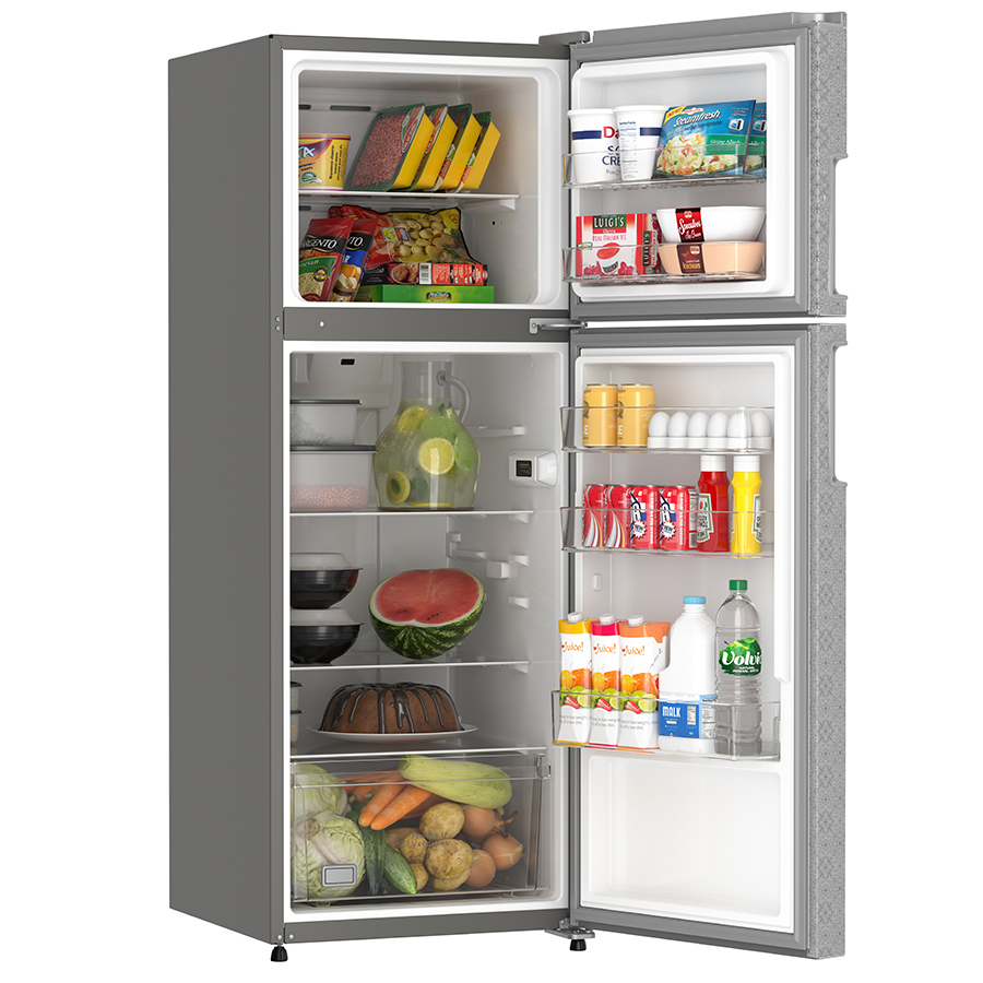 Refrigerador Top Mount Acros 13p³  Gris acero AT1330D