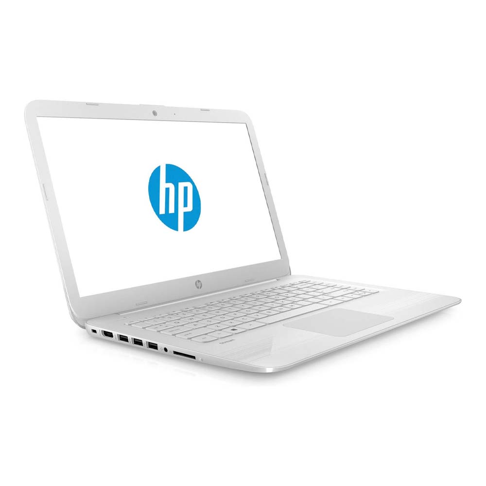 HP Stream Laptop 14-ax022nr 14 Intel Celeron N3060 1.6 GHz Intel HD Graphics 400 4 GB RAM 32 GB eMMC W10 Home 64 Webcam Snow white Reacondicionado Grado A