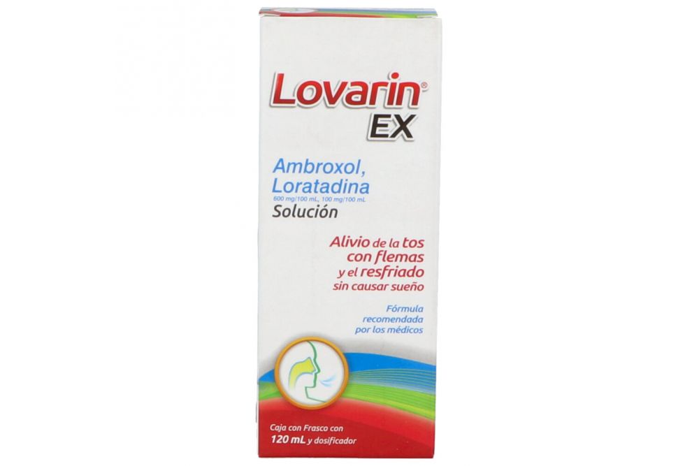 Lovarin EX, Ambroxol, Loratadina 600mg/100mg 120ml