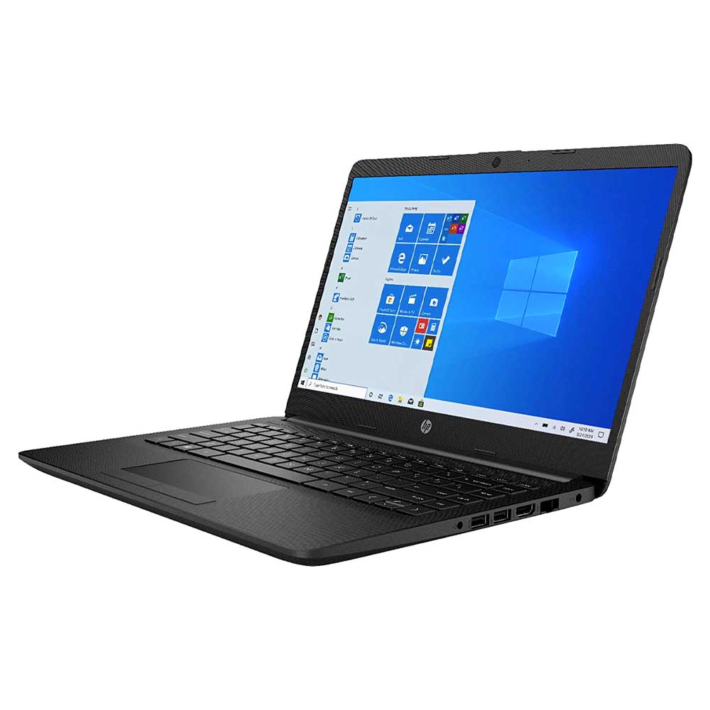 HP Notebook 14-dk1003dx 14 AMD Radeon Athlon 3050U 2.3 GHz 4GB 128 GB SSD W10 Home Jet black teclado en inglés Reacondicionado Grado A