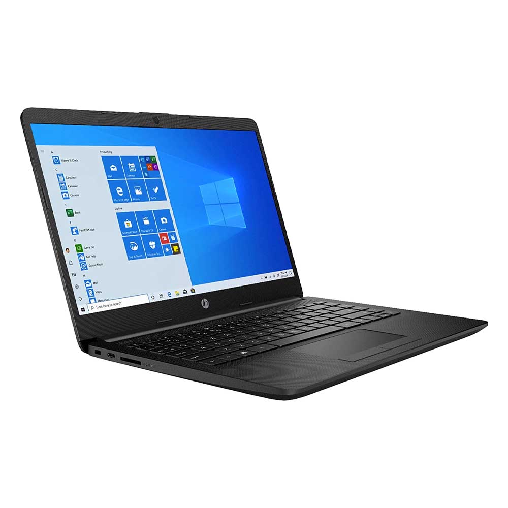 HP Notebook 14-dk1003dx 14 AMD Radeon Athlon 3050U 2.3 GHz 4GB 128 GB SSD W10 Home Jet black teclado en inglés Reacondicionado Grado A