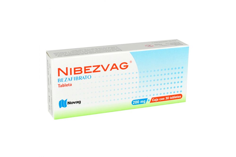 Nibezvag, Bezafibrato 200mg Caja con 30 Tabletas