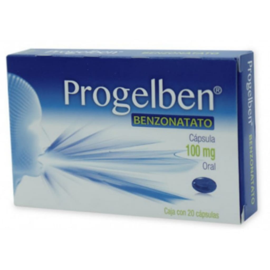 Benzonatato Progelia, Progelbe  100mg Con 20 Cápsulas