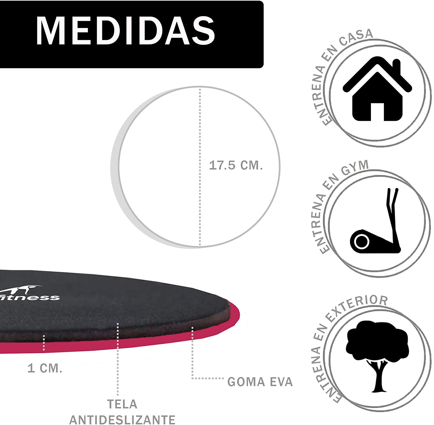 Deslizadores para ejercicio