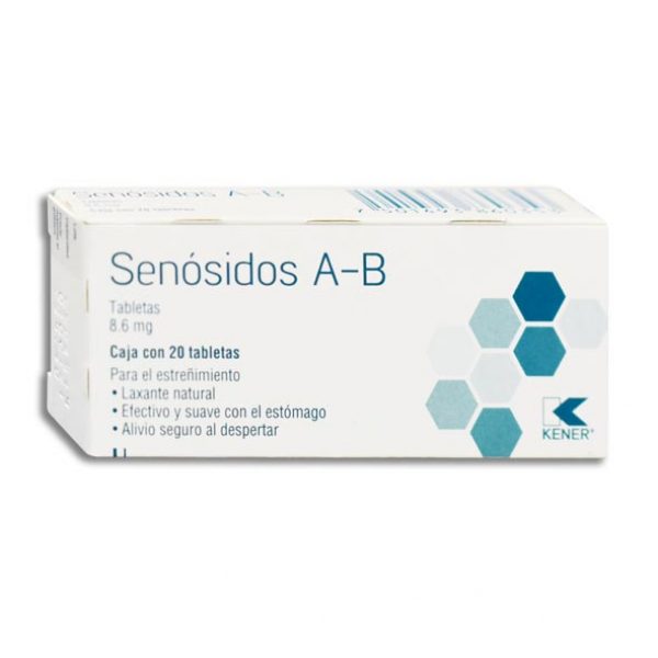 Senósidos A-B 8.6MG Caja Con 20 Tabs (2 cajas)