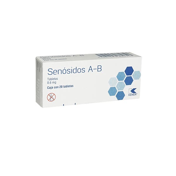 Senósidos A-B 8.6MG Caja Con 20 Tabs (2 cajas)