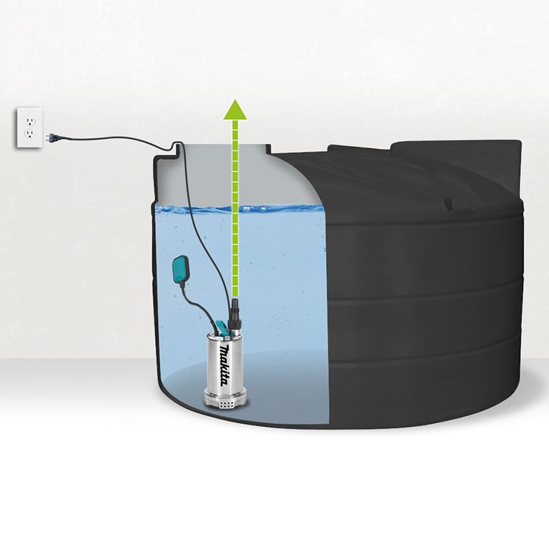 Bomba Sumergible Acero Inoxidable 1100w 9m Pf1100 Makita