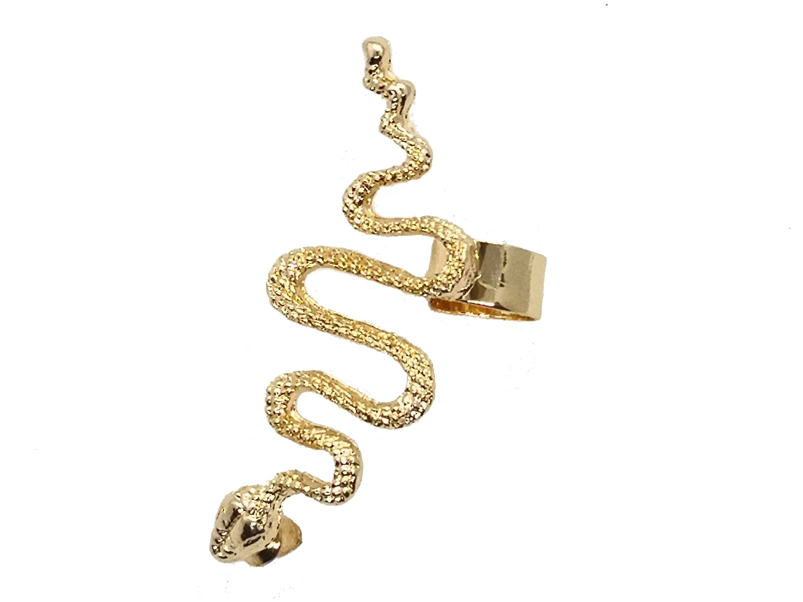 Arete clip en forma de serpiente