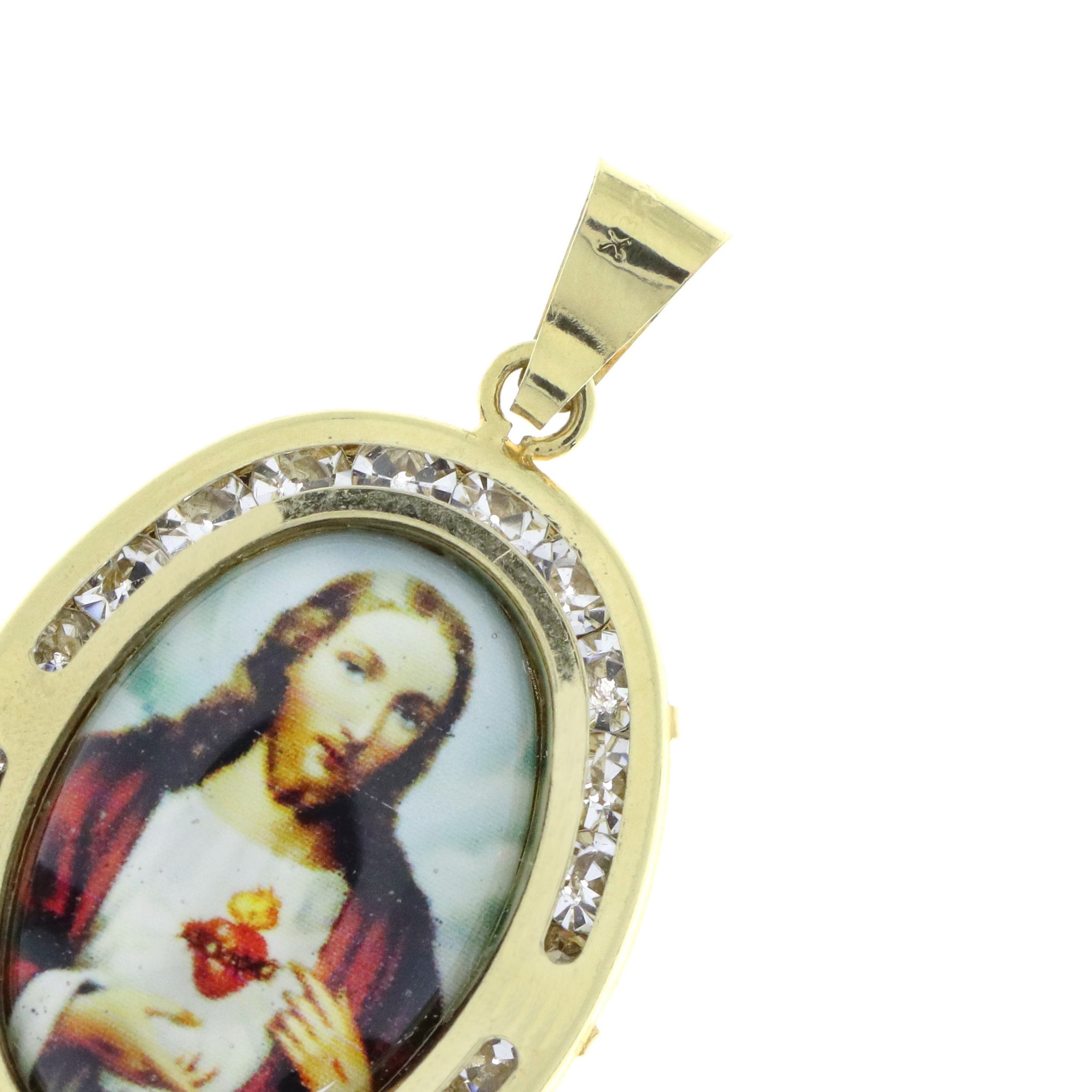 Medalla encapsulada del Sagrado Corazón de Jesús