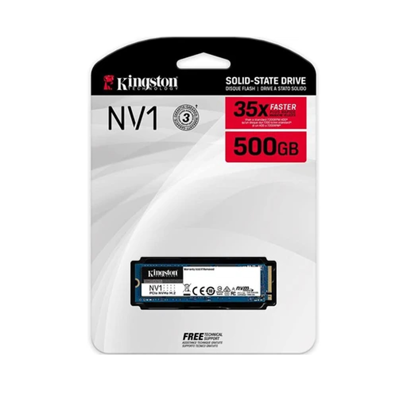 MEMORIA SSD KINGSTON NV1 500GB M.2 2280 NVME SNVS/500G