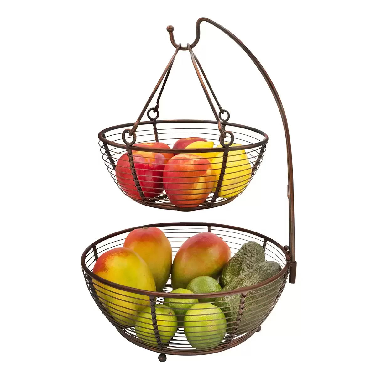 Canasta Para Frutas Con 2 Recipientes Brookstone 1350007 CST