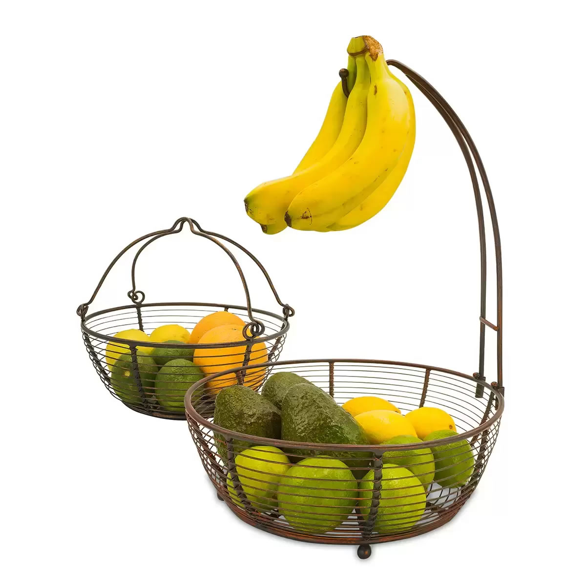 Canasta Para Frutas Con 2 Recipientes Brookstone 1350007 CST