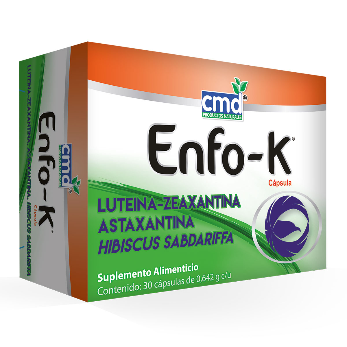 Enfo-K Luteina-Zeaxantina, Astaxantina, Hibiscus Sabdariffa -- 30 capsulas