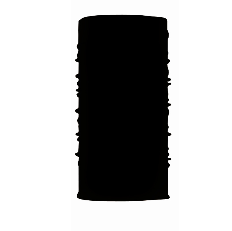 Bandana Tubular Sin Costuras Color Negro