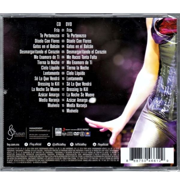 CD Fey ~ Todo lo que soy: en vivo (c/DVD)