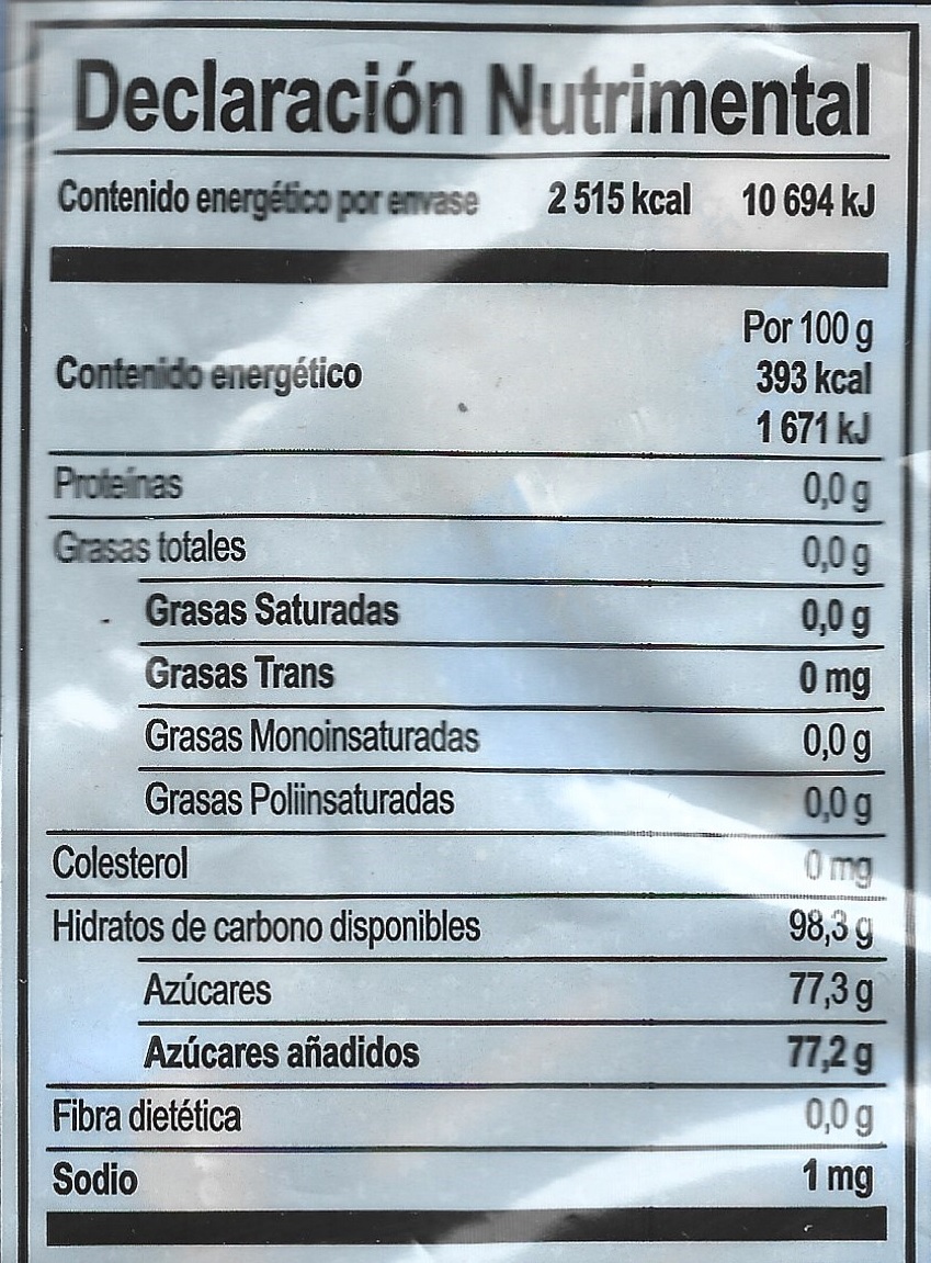 Paleta Vero Semáforo 40 Pz 640g