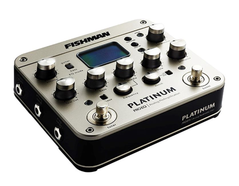 Pedal Fishman Platinum Pro EQ/DI Analog Preamp para guitarra o bajo