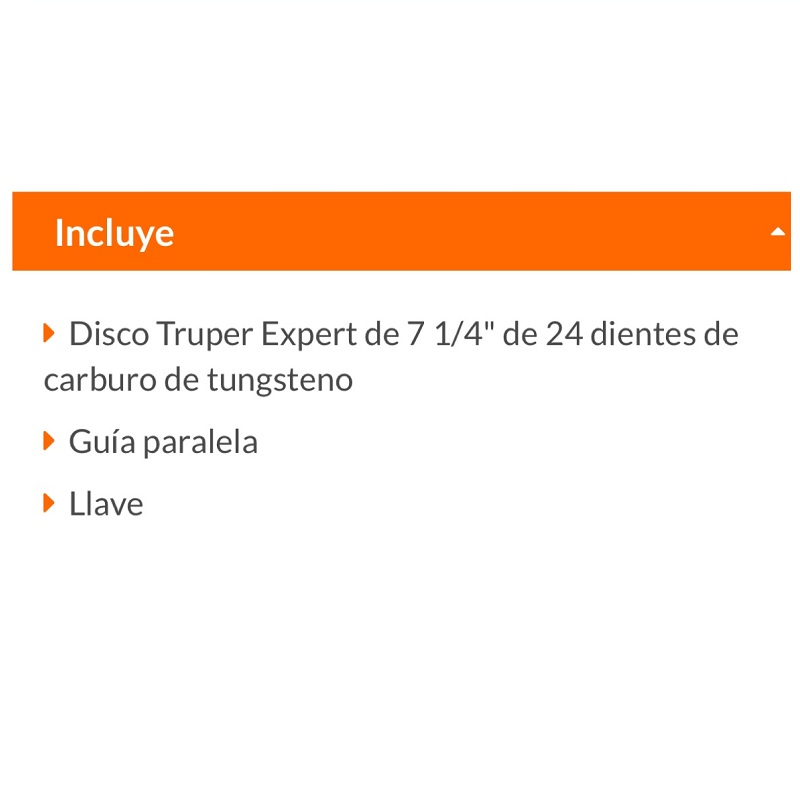 Sierra Circular para Cortar Madera Truper Industrial de uso rudo y Continuo Calidad Premium de 7 1/4 de 1800W SICI-71/4N4