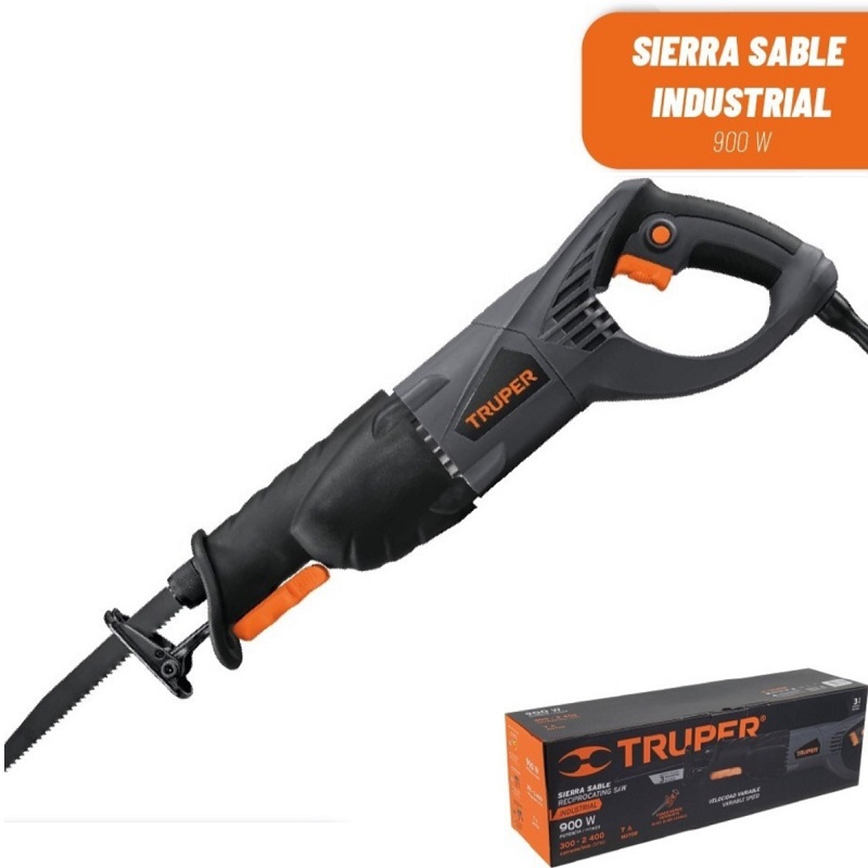 Sierra Sable Truper para Cortar Madera Metal Plástico Industrial Uso rudo y Continuo de 900W SISA-N2