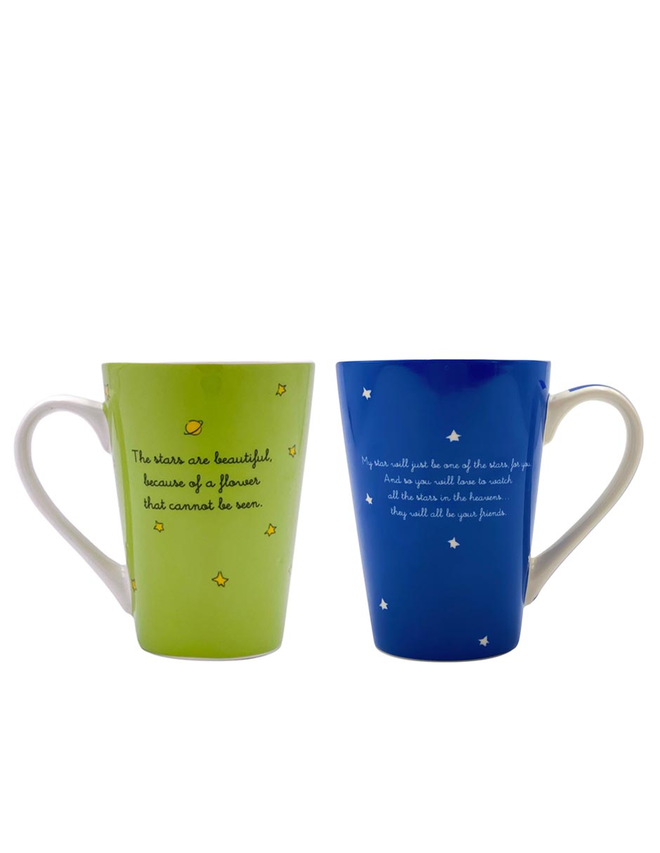 Taza El Principito De Porcelana, Set De Dos Piezas Tlr-071