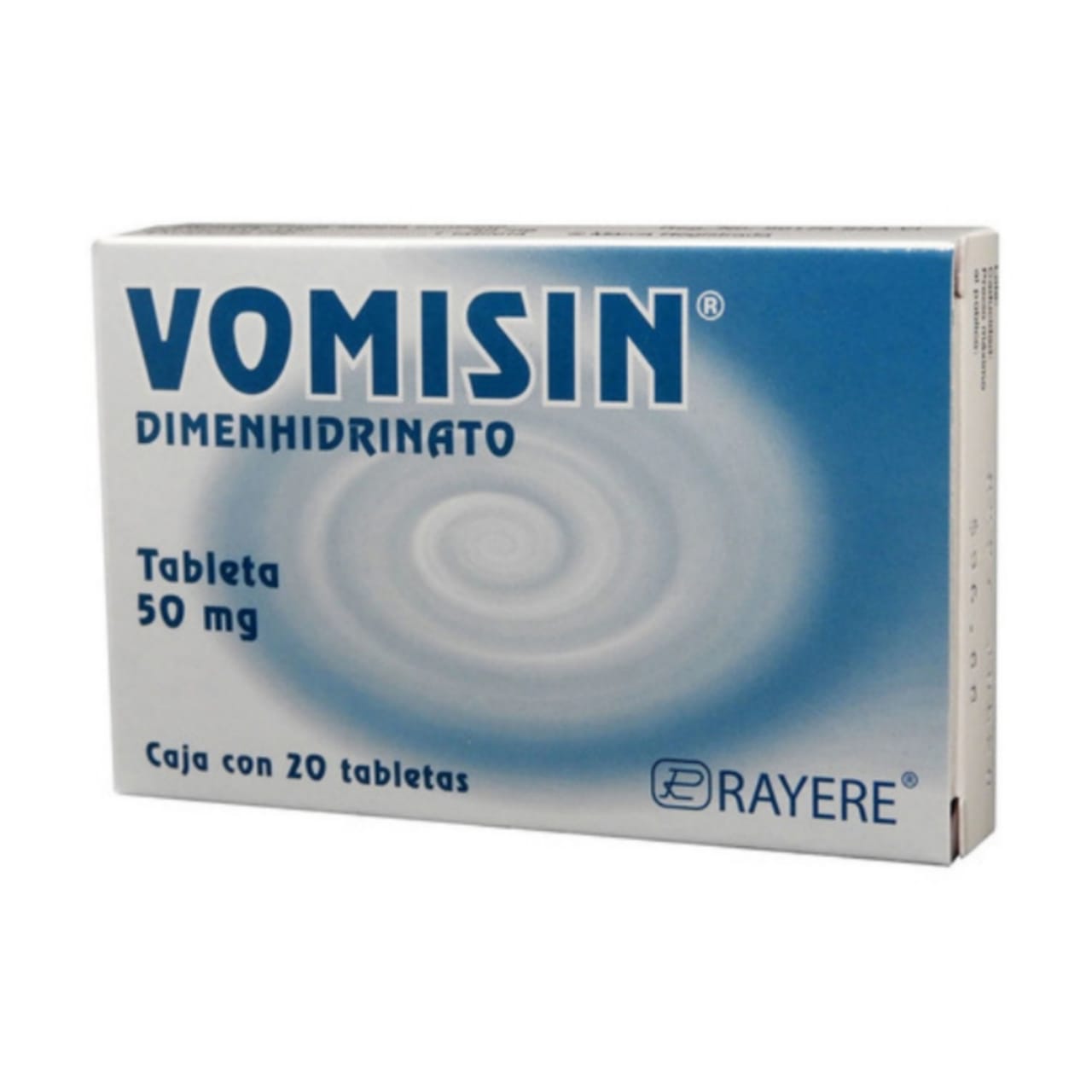 Vomisin, Dimenhidrinato, 50mg Caja Con 20 Tabletas 