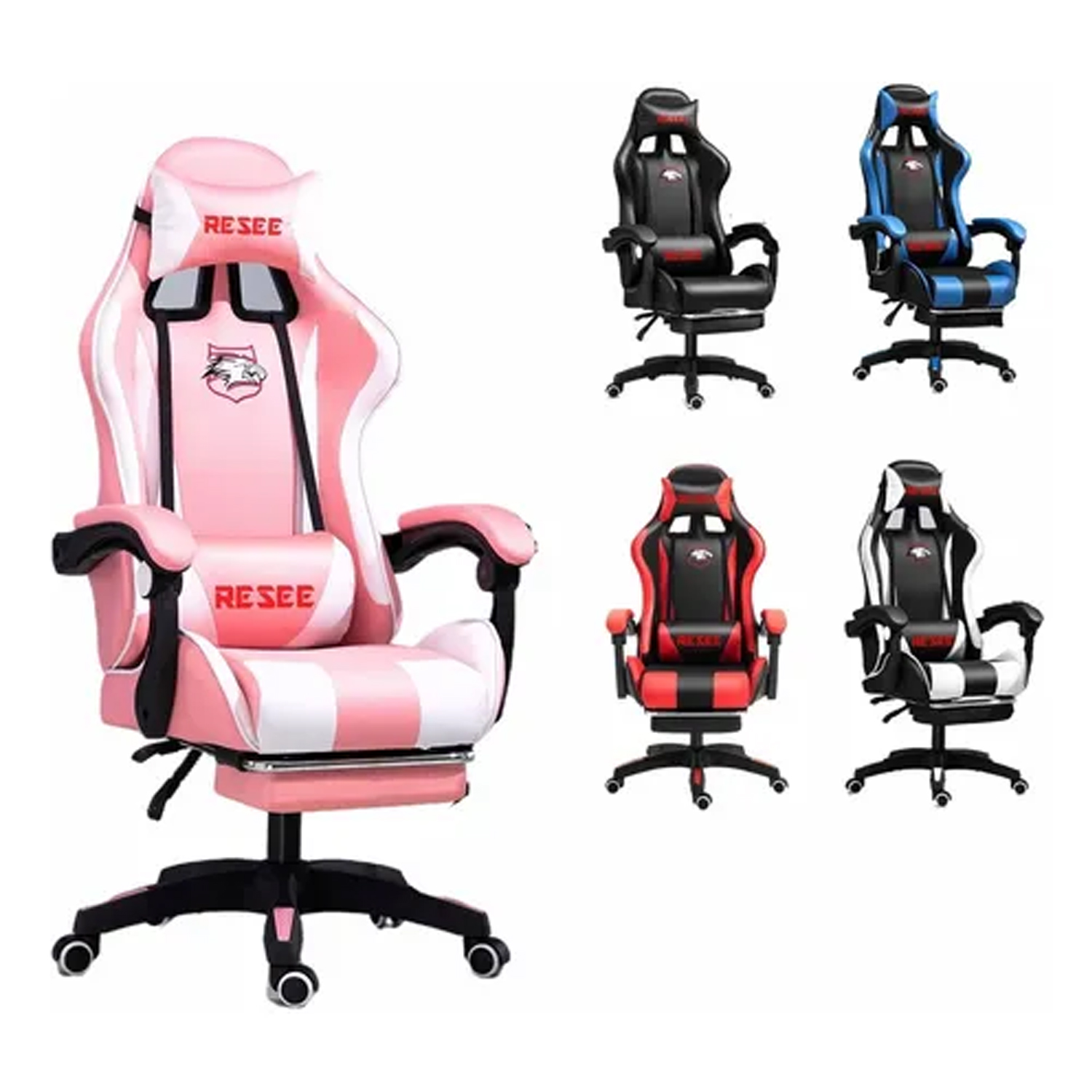 Silla Gamer Reclinable Ergonomica Ajustable Con Masaje