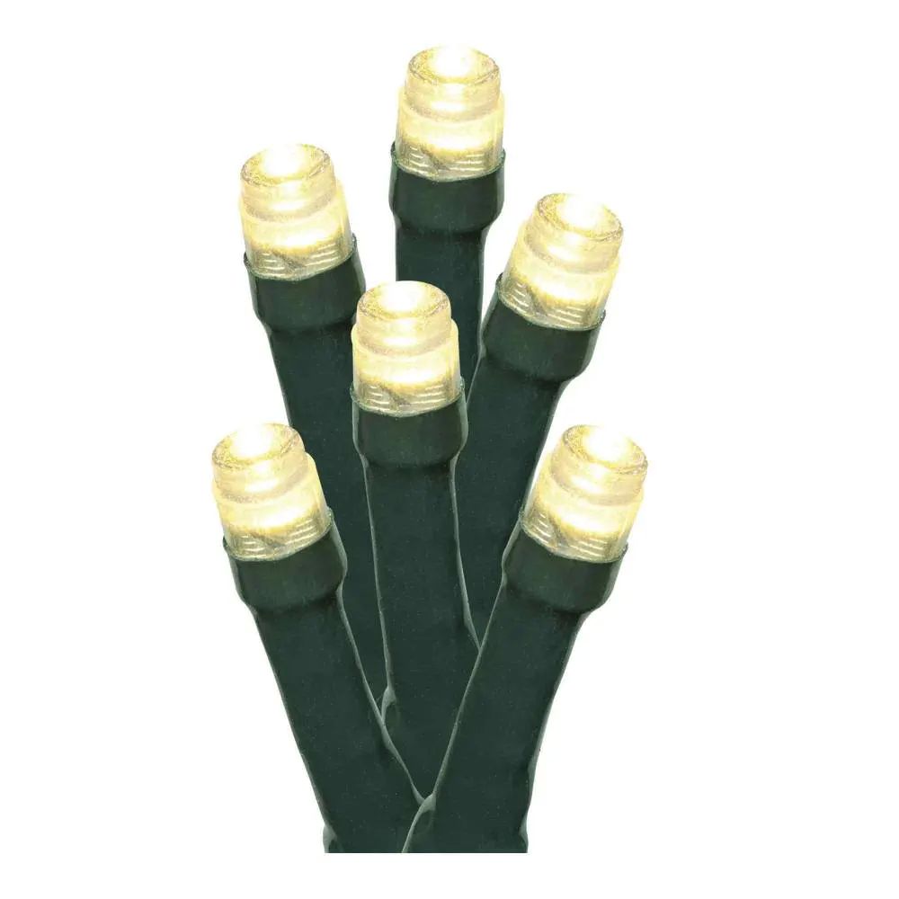 Luces LED Member's Mark con 200 Luces Cálidas Cable Verde