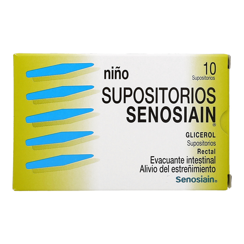Supositorios, Senosiain Gliserol, 10 Supositorios