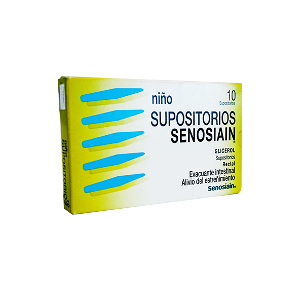 Supositorios, Senosiain Gliserol, 10 Supositorios