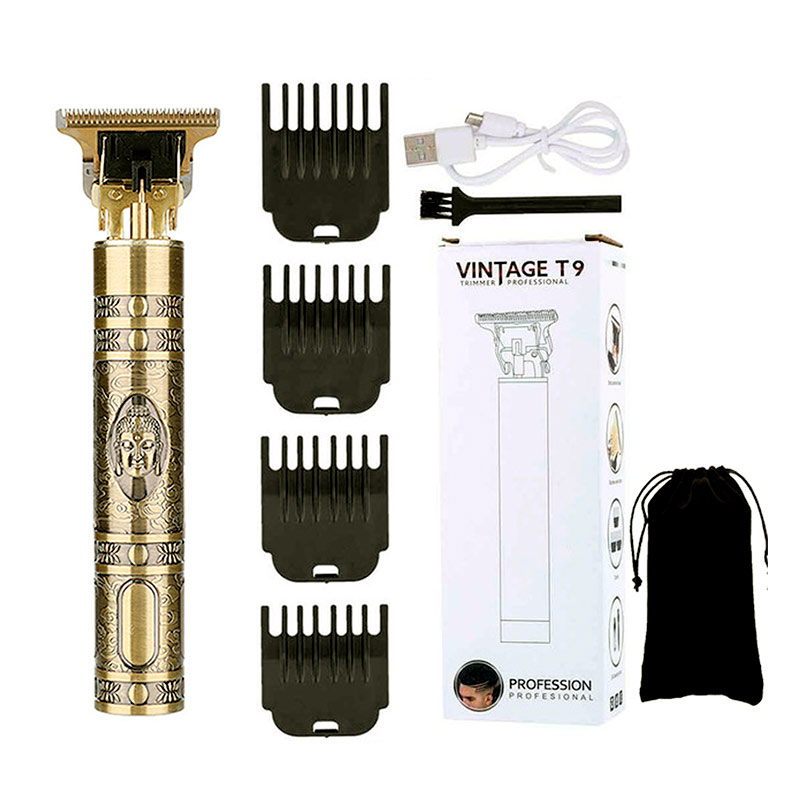 Maquina Terminadora de Corte de Cabello Perfiladora Inalambrica Recargable Trimmer Diseño Buda