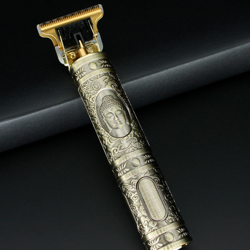 Maquina Terminadora de Corte de Cabello Perfiladora Inalambrica Recargable Trimmer Diseño Buda