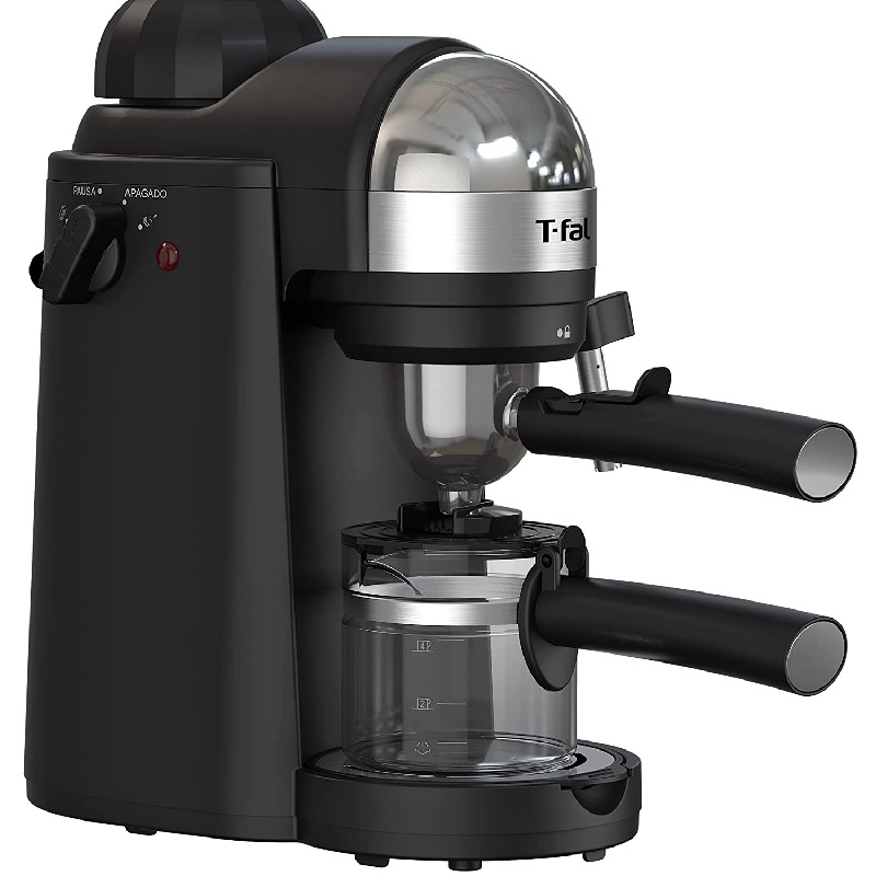 Cafetera 4 Tazas Tfal Espresseria EX1728MX Negro