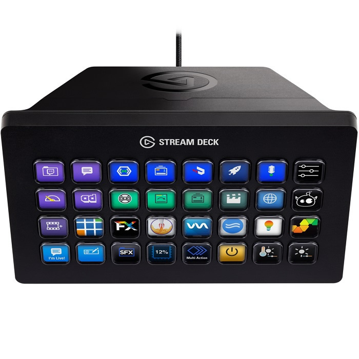 Stream Deck XL elgato 32 Teclas LCD Personalizable 10GAT9901.