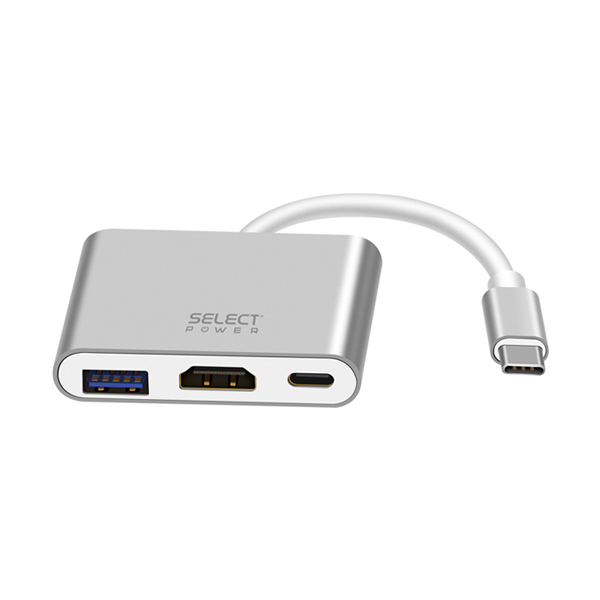 Adaptador USB-C a HDMI + USB + TIPO C Select Power ADAPC-SP