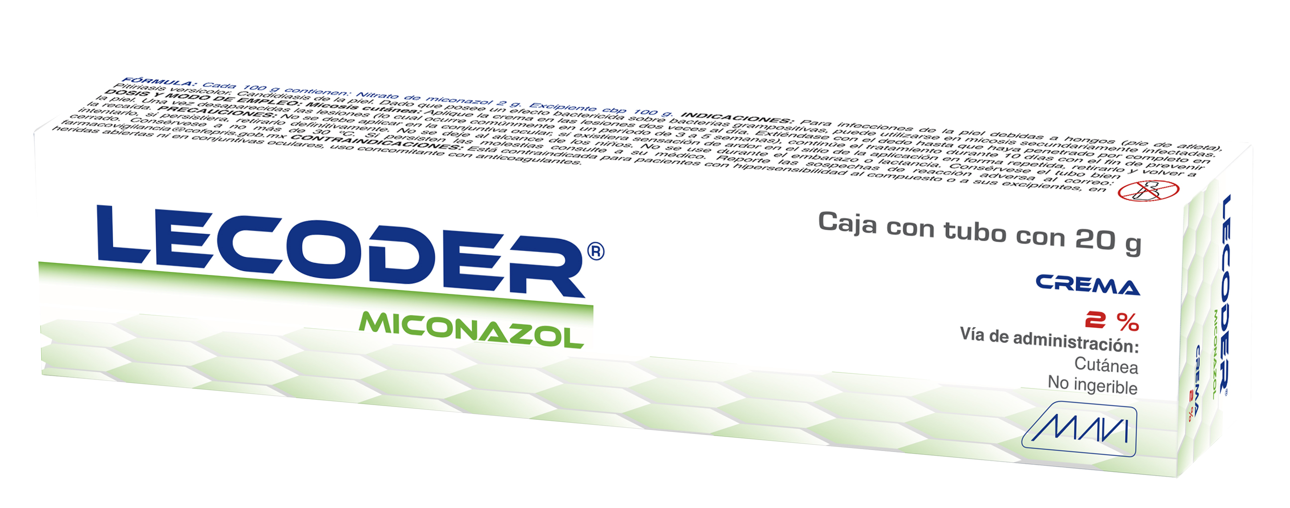 Lecoder, Miconazol 2% Tubo Con 20g
