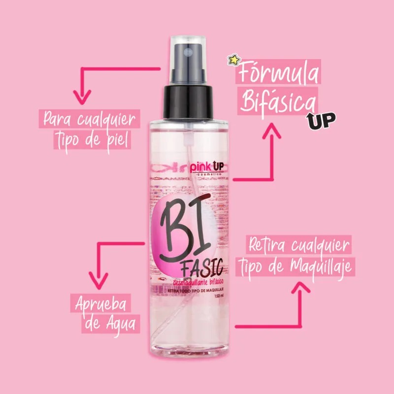 Desmaquillante Bifásico Pink up