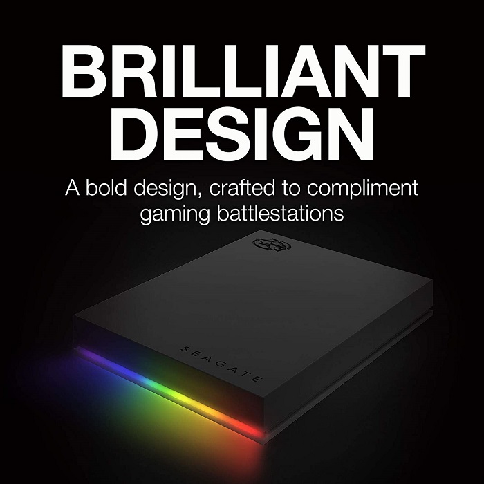 Disco Duro Externo Seagate FireCuda 1TB Gaming RGB USB3.2 STKL1000400.