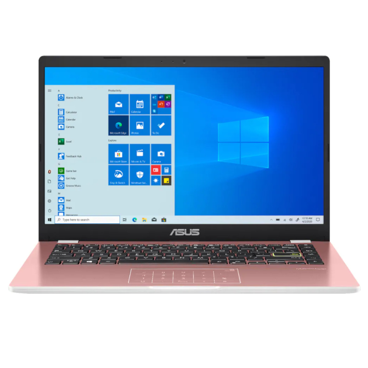 Laptop Asus 14 E410ma 64GB Emmc 4GB Ram Intel N4020 E410MA-211.TBRP Gold Rose