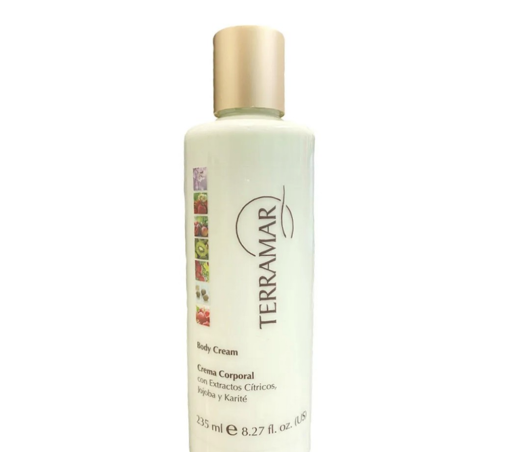 Crema Corporal con Extractos Citricos Jojoba y Karite Terramar 235 Ml