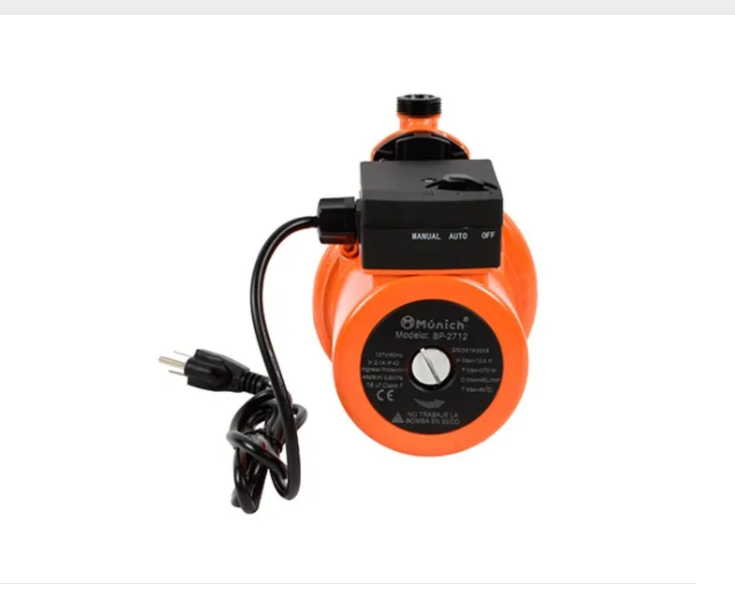 Bomba Presurizadora 270 W 127 Volts 45 L/min 3/4 Munich BP-2712