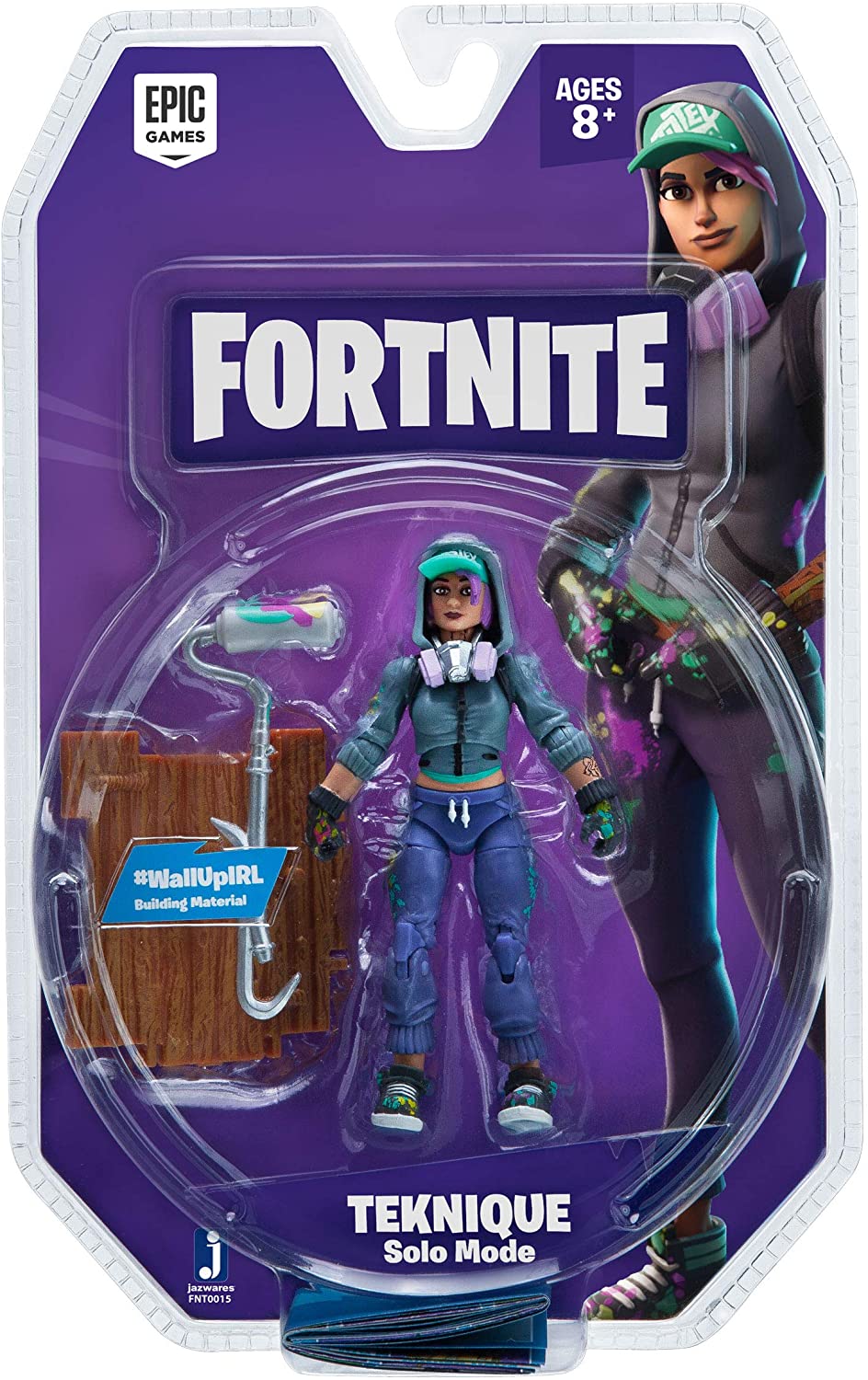 Fortnite Solo Mode Core Figure Pack, Teknique Nuevo Figura Coleccionable