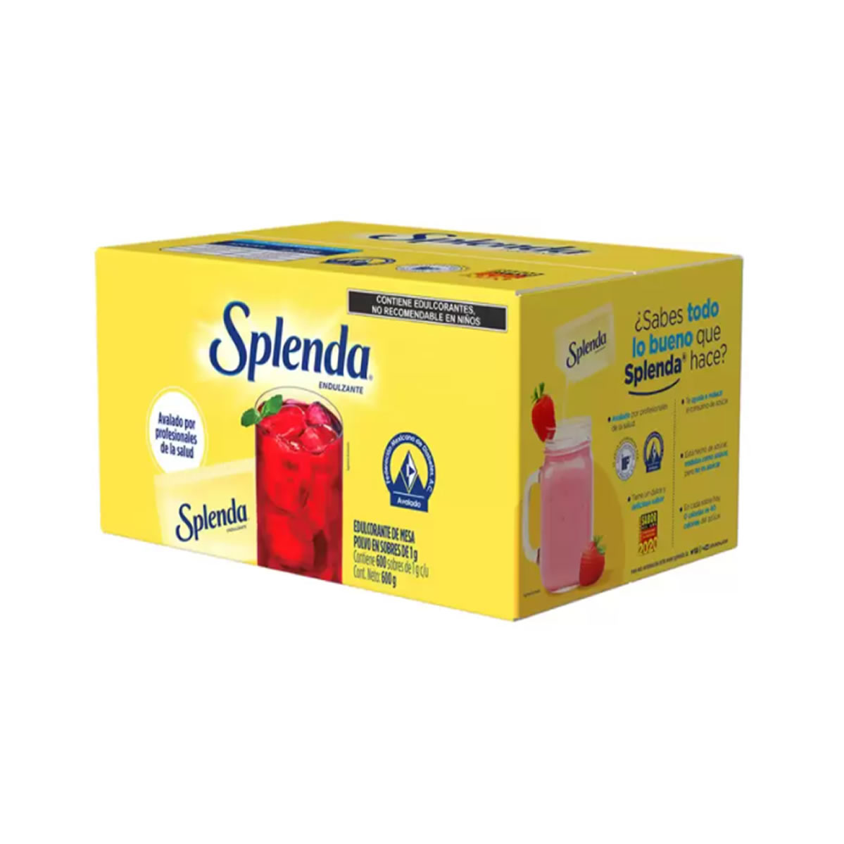 Splenda Sustituto de Azúcar 600 sobres de 1 g