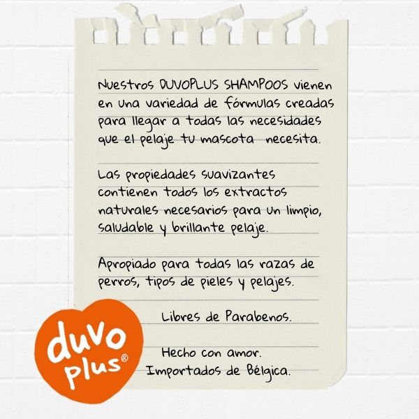 Shampoo Duvo Perros Cachorros A Base De Manzanilla, 250 Ml