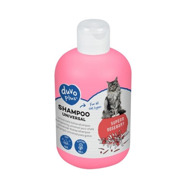Shampoo Duvo Para Gatos, Efecto Cuidado De Pelaje, 250ml