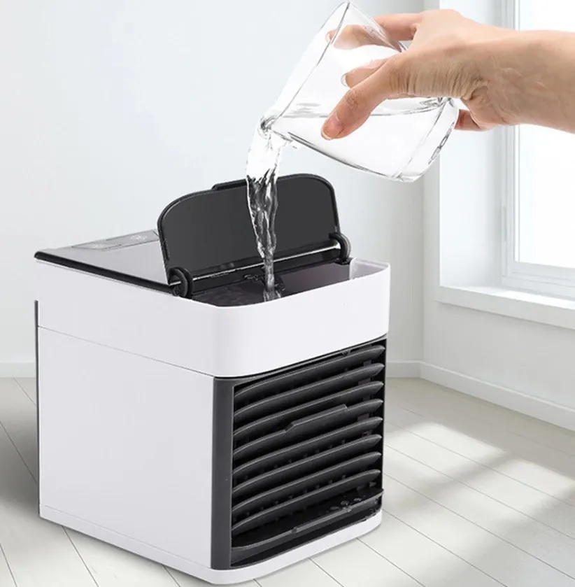 Mini Ventilador Enfriador De Aire Humidificador Portatil Usb