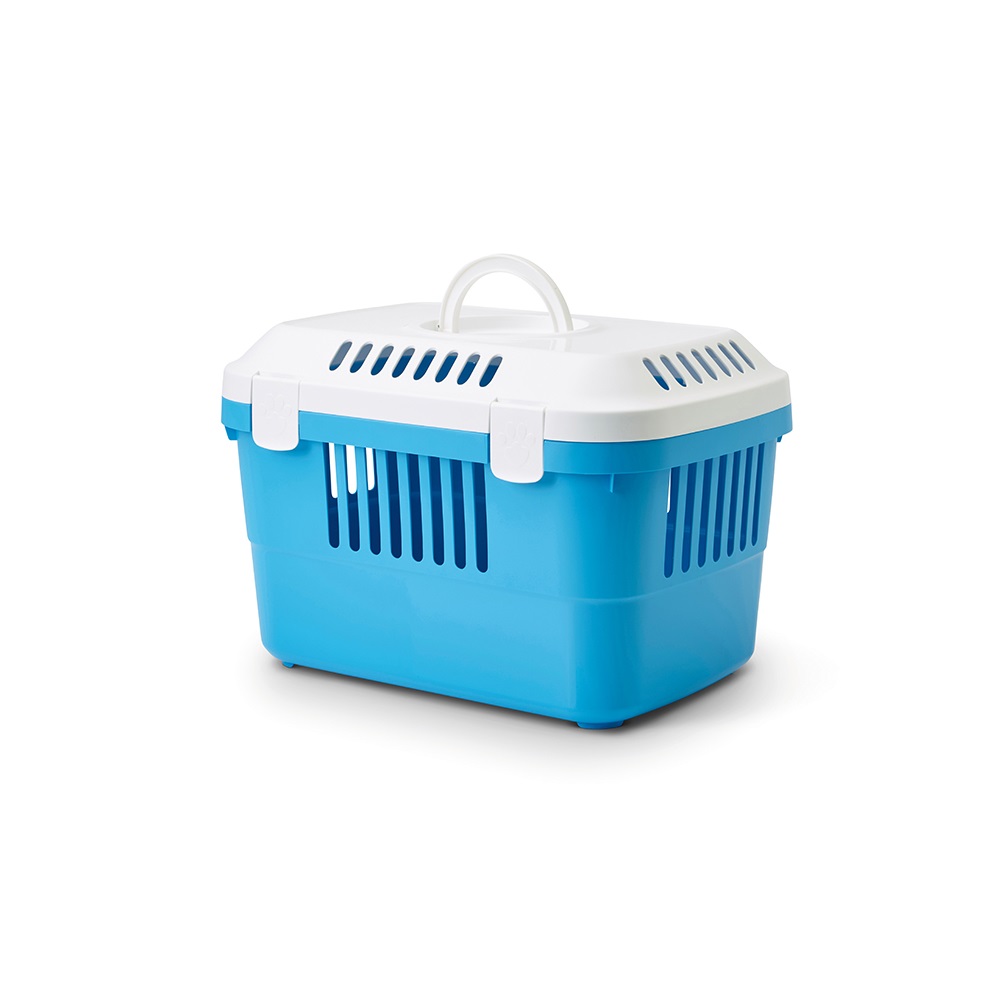 Transportadora Gato Perro Savic Discovery Tapa 5kg Azul