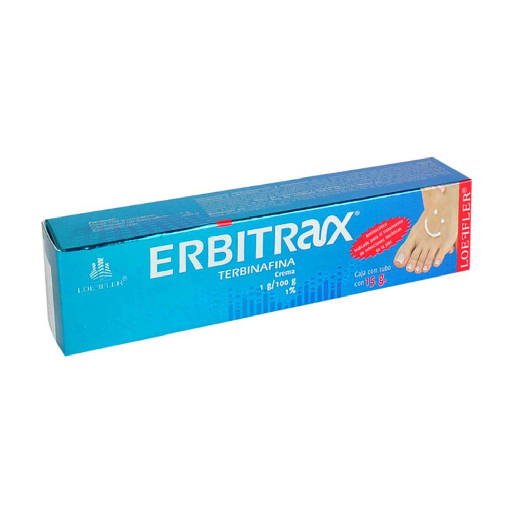 Erbirtrax, Terbinafina Crema 1g/100g Tubo con 15g